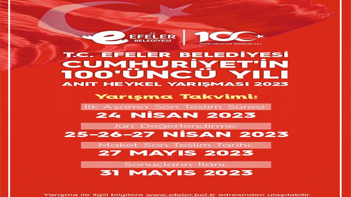 Efeler'den 100'üncü yıla özel yarışma