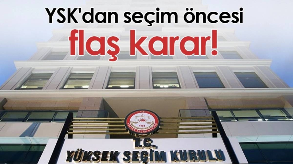 Seçimler için flaş karar! O kişilerin ismi sansürlenecek: YSK kararını duyurdu!