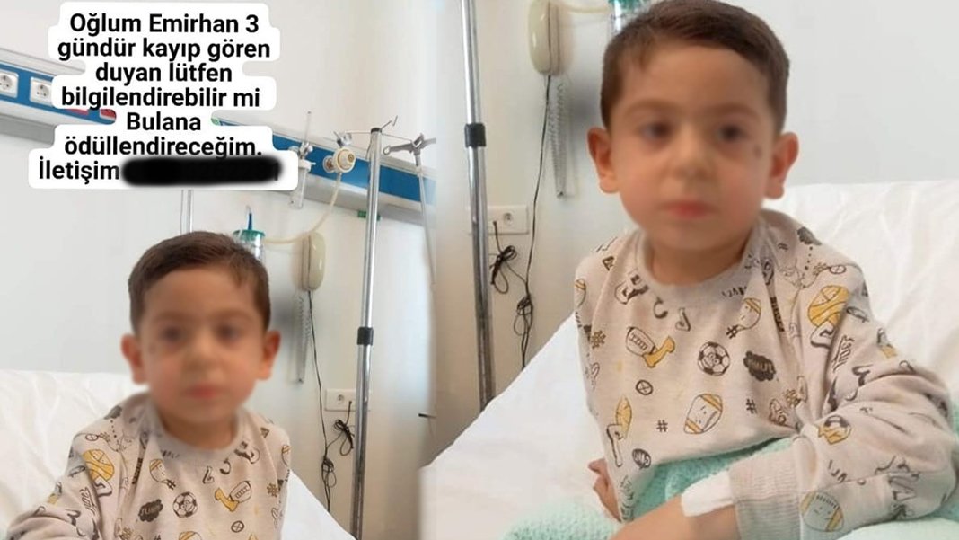 Hastaneden kaçırılmıştı: Küçük çocuğu gözyaşları kurtardı