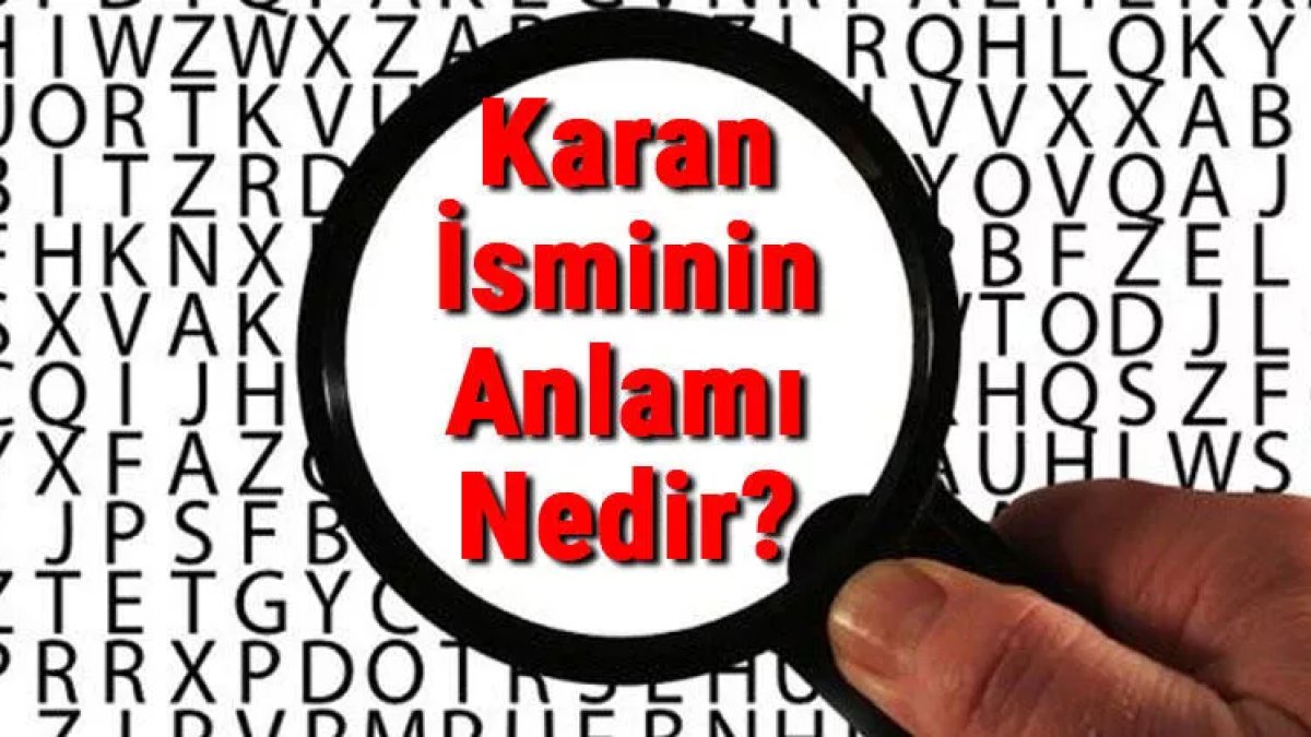 Karan İsminin Anlamı