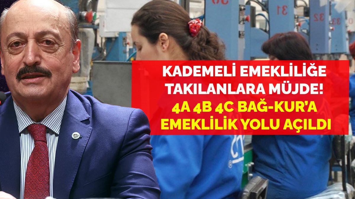 Kademeli prim mağdurlarına müjde! Prim usulü değişiyor! 4A 4B 4C Bağ-Kur'lulara emeklilik yolu açıldı