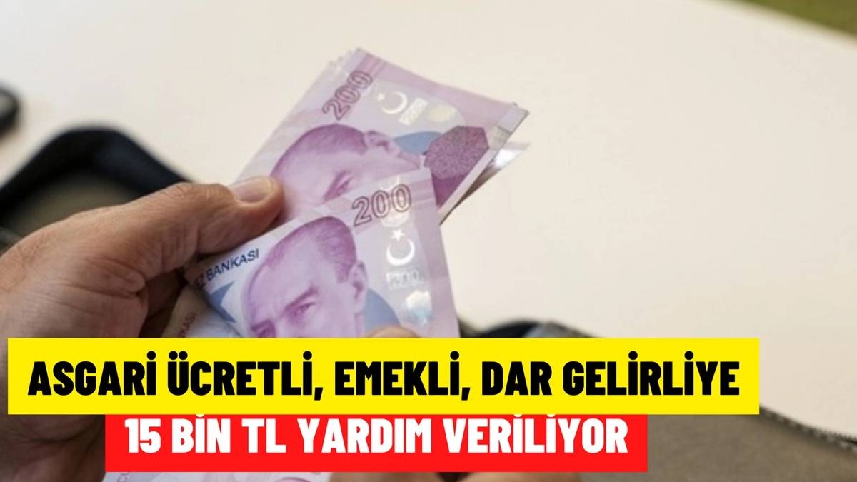 Devlet yardım vanasını açtı! Geri ödemesiz 15.000 TL yardım dağıtacak: Başvurular açıldı