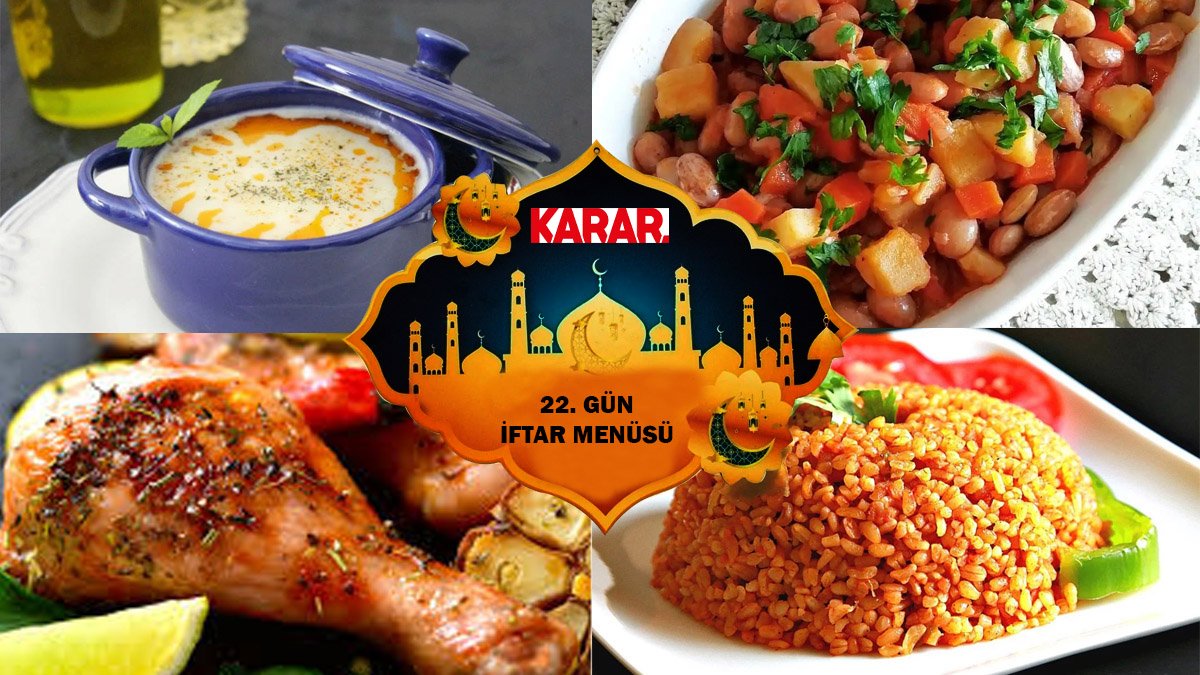 Bu menü ile Ramazan sofralarınızın yıldızı siz olabilirsiniz! İşte 22. gün için iftar menüsü