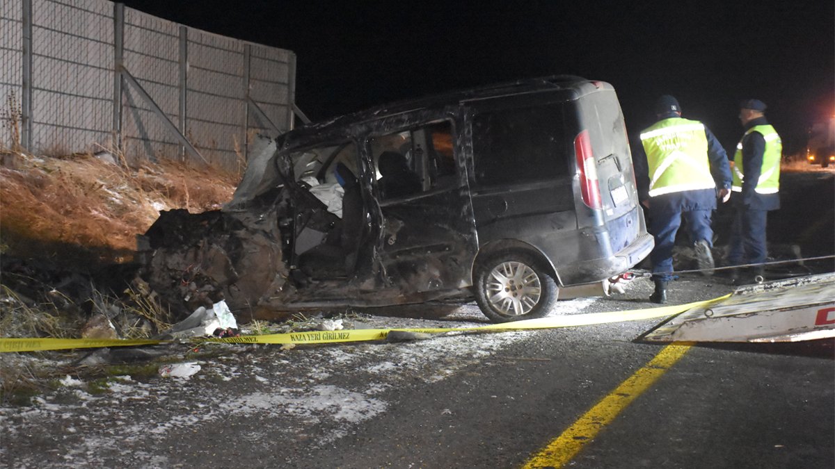 Kars'ta feci kaza: 1 ölü, 6 yaralı