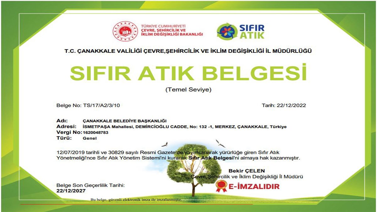 1. Sınıf Atık Getirme Merkezi faaliyete başladı