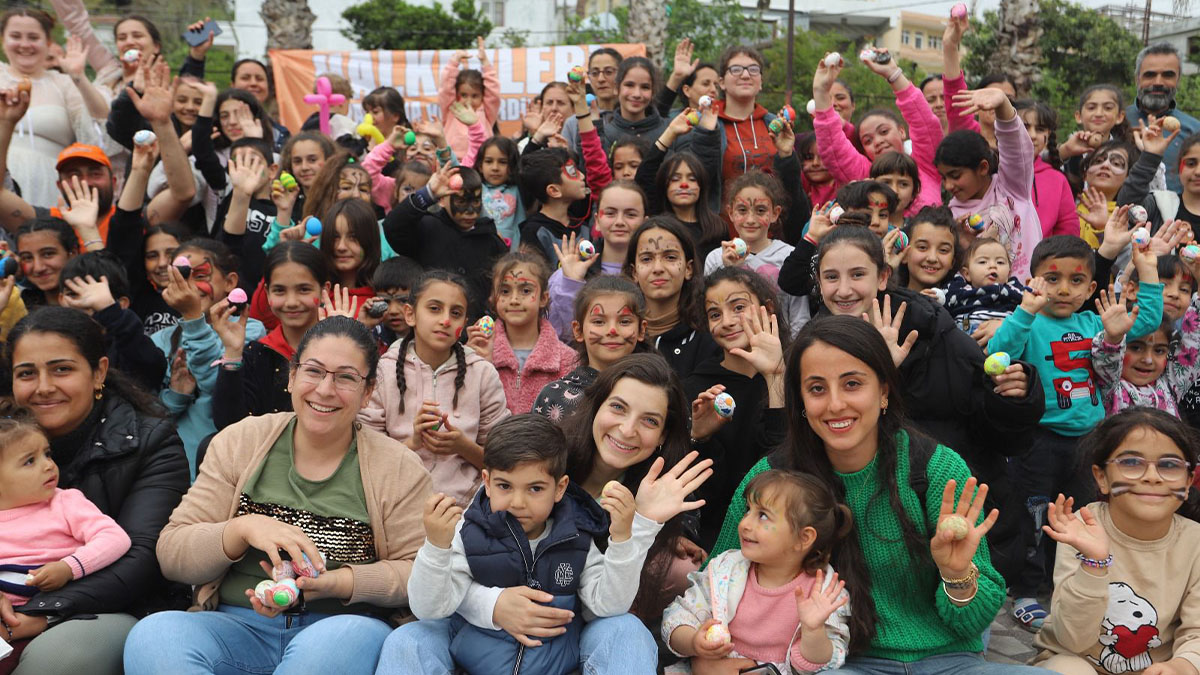 Hataylı depremzede çocuklar ‘Çocuk Şenliği’ni çok sevdi