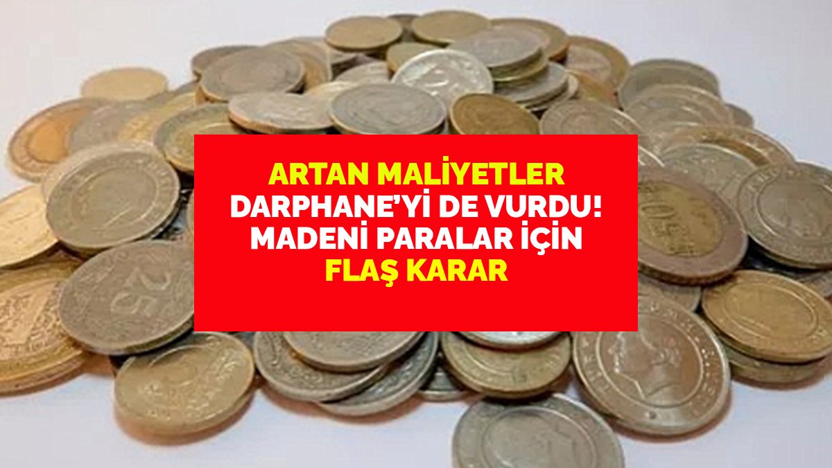 1 TL ve 50 kuruş için flaş karar! Darphane düğmeye bastı: 14 yıl sonra ilk kez olacak