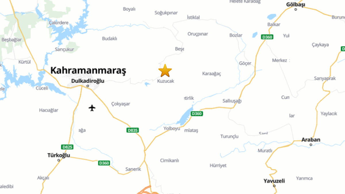 Kahramanmaraş'ta deprem | Son depremler