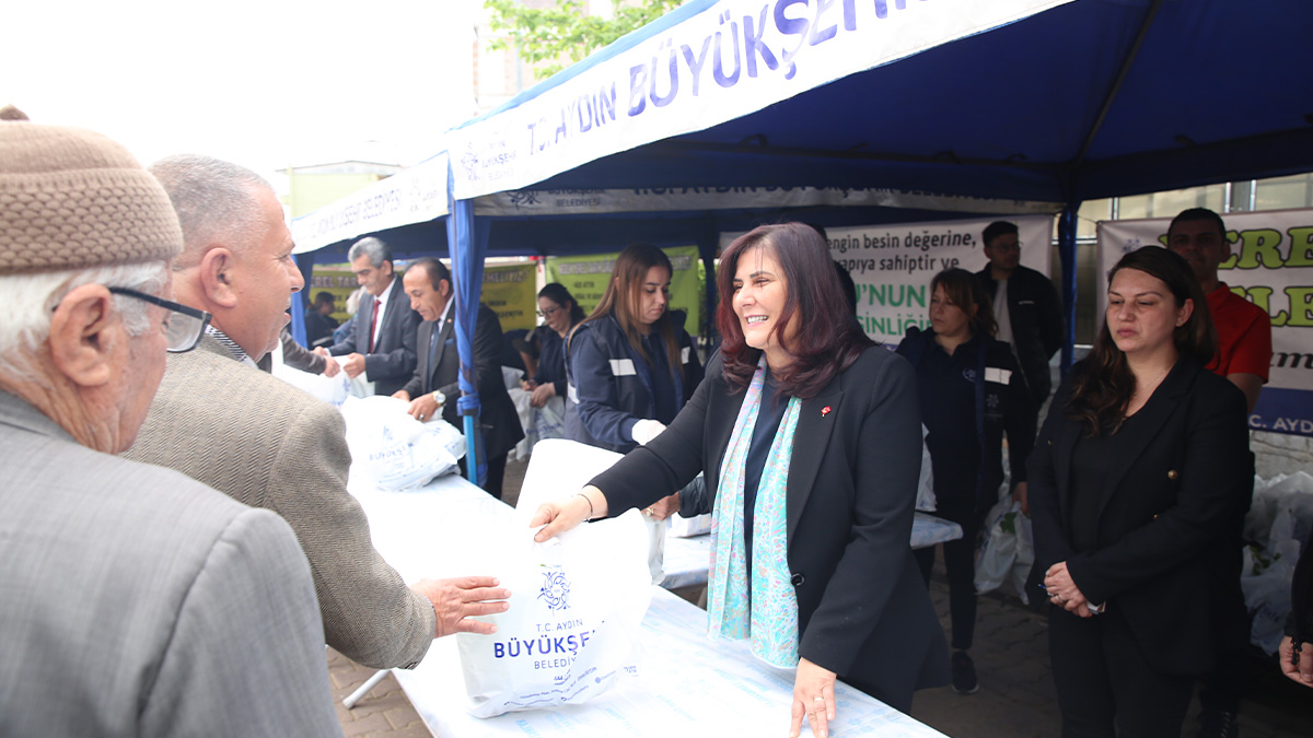 Başkan Çerçioğlu, yerel fide dağıttı