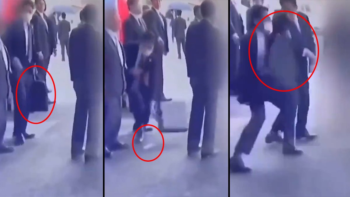 Japonya Başbakanı böyle kurtulmuş! Eğer korumanın hızlı refleksleri olmasaydı...