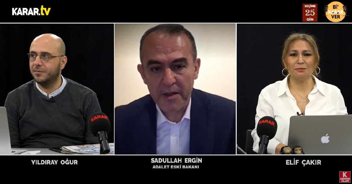 Eski Adalet Bakanı Sadullah Ergin: Herkes kendi partisinde siyasetine devam edecek