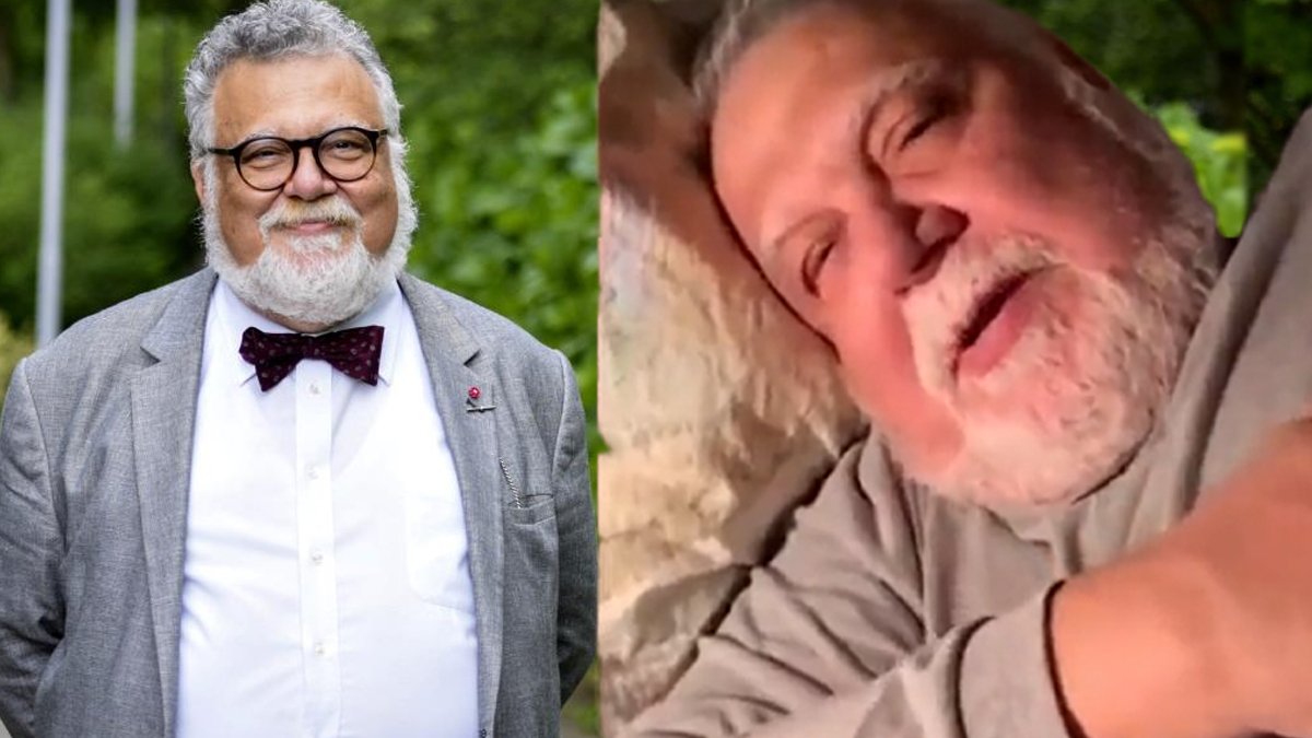 Celal Şengör hastalığını video mesajla duyurdu: Öksürüp duruyorum...