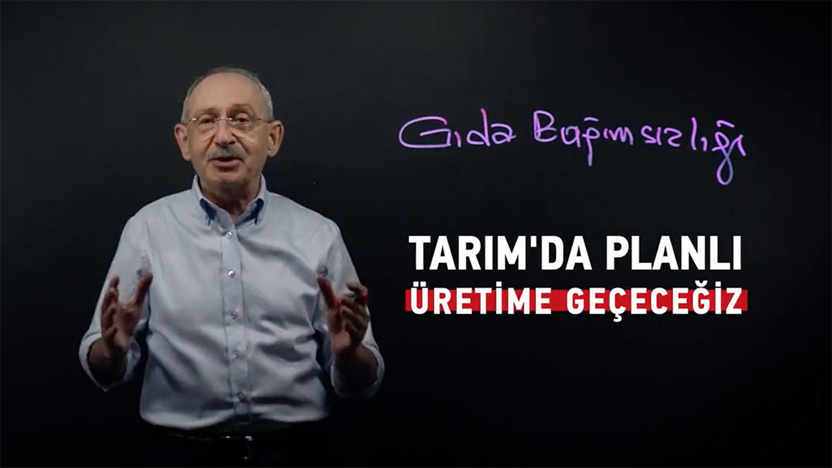 Kılıçdaroğlu'ndan üçüncü 'Bay Kemal'in tahtası' videosu: Gıdada çok çok büyük devrim geliyor