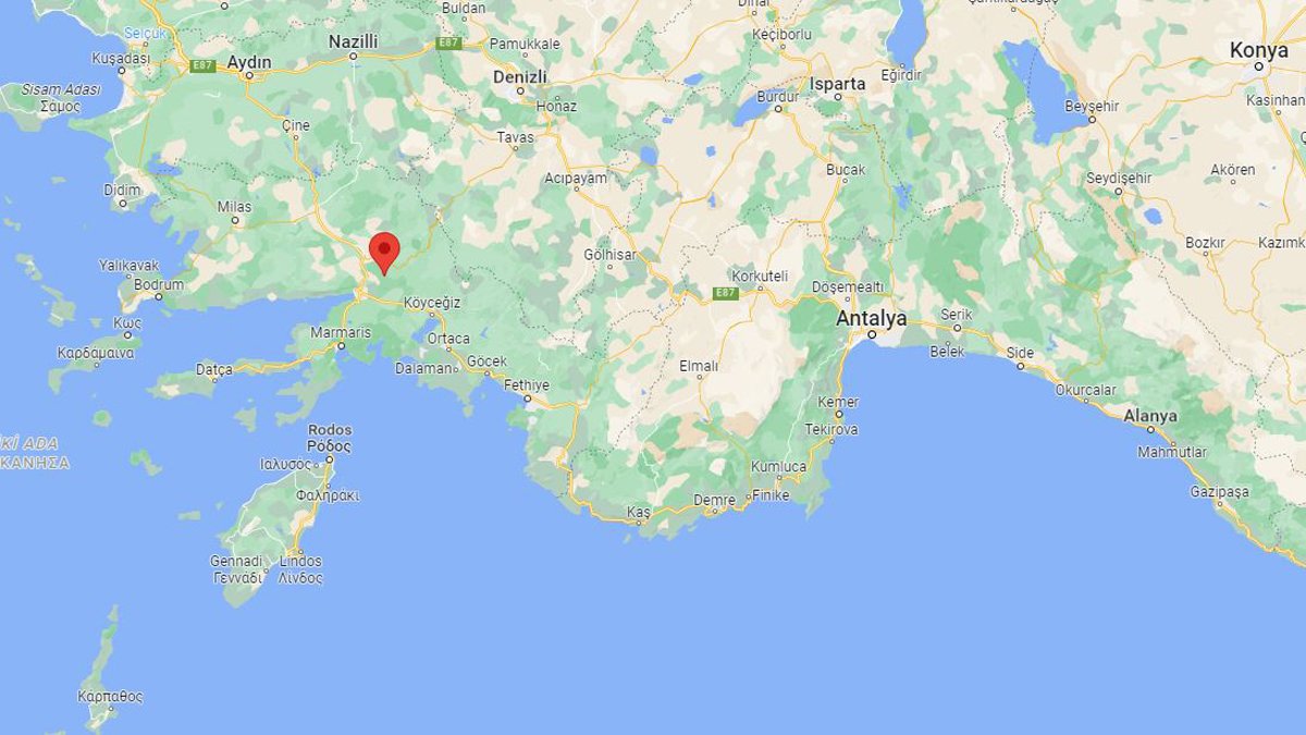 Muğla'da 4.1 büyüklüğünde deprem | Son depremler