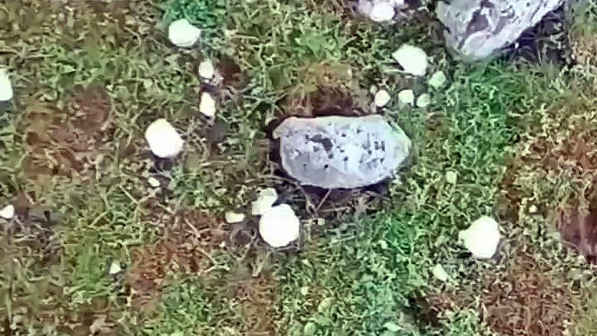 Düştüğü yer delindi! Korkutan görüntüler anbean kaydedildi