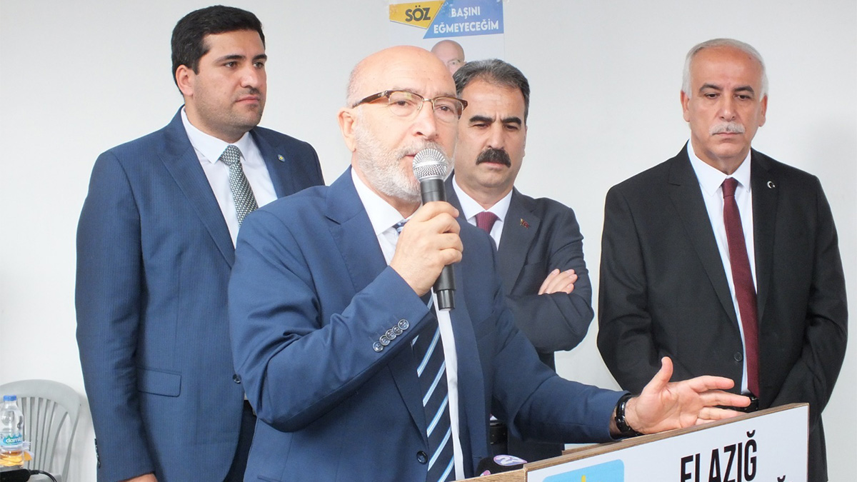 İyi Parti Elazığ Milletvekili Adayı İrfan Sönmez vaatlerini sıraladı