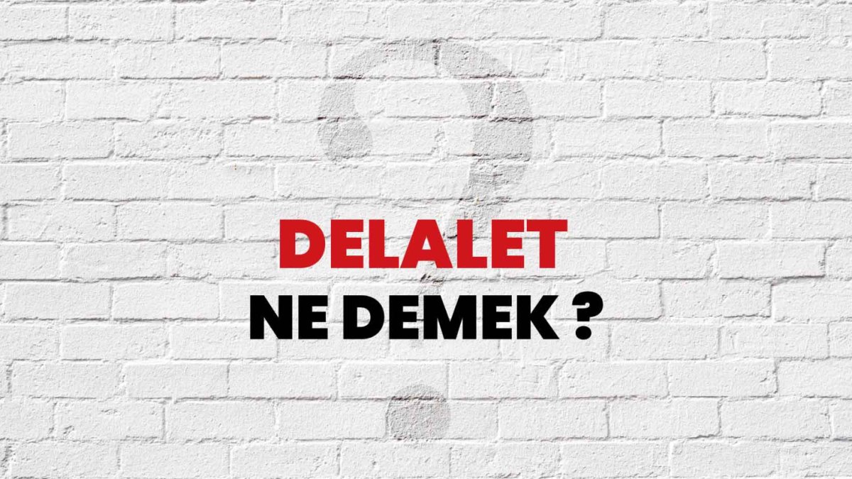 Delalet Nedir? Türk Dilinde Delalet Anlamı ve Kullanımı
