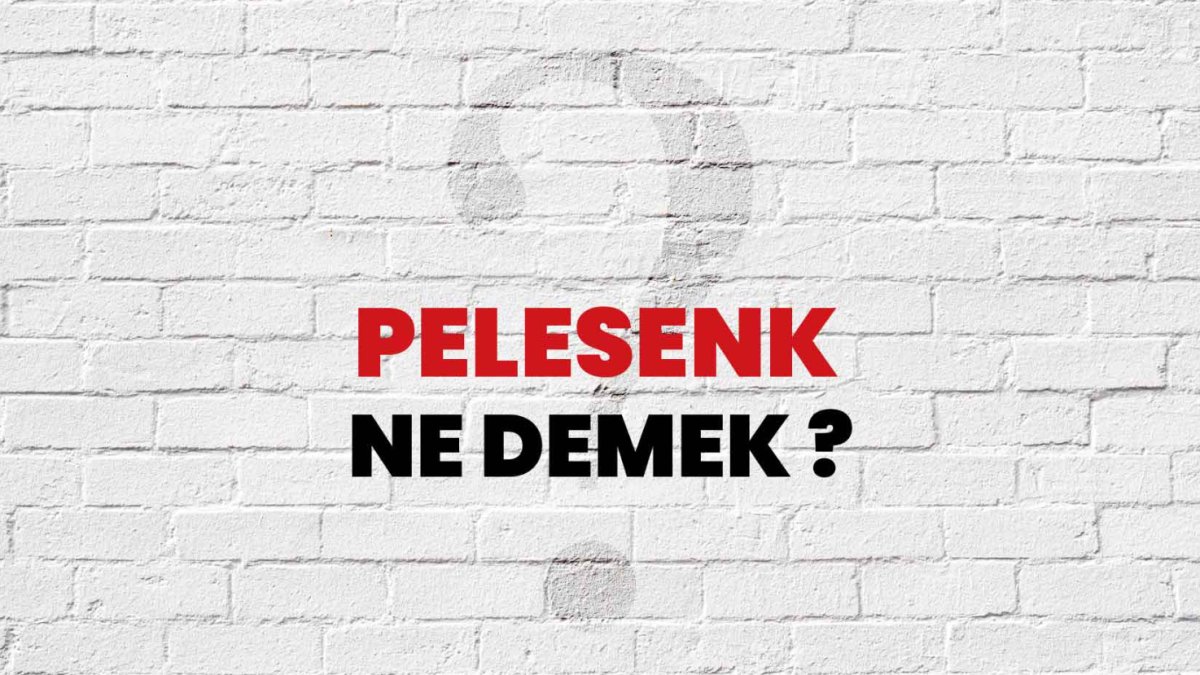 Pelesenk Ne Demek? Türk Dilinde Yaygın Olarak Kullanılan Pelesenk Kelimesinin Anlamı