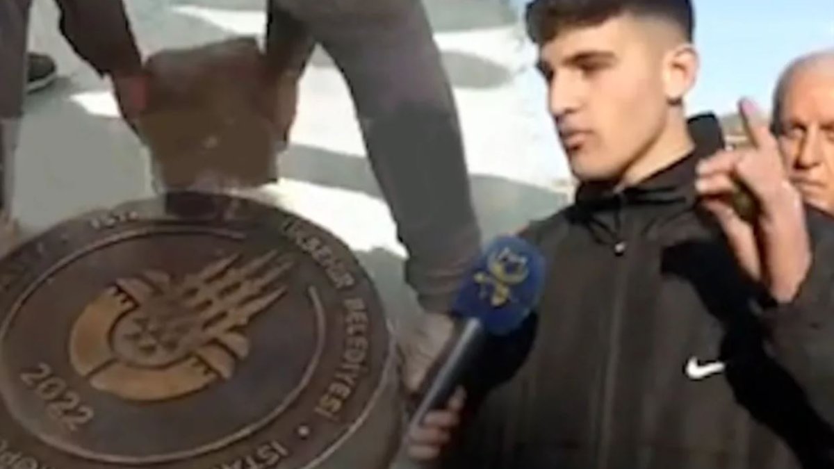 Cami motifi yerde olmaz diyerek kırıp denize attı: İBB suç duyurusunda bulunacak