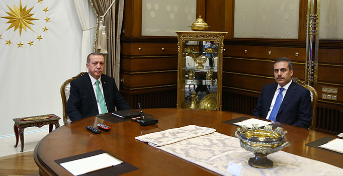 Erdoğan, Hakan Fidan ile görüştü - Son dakika haberleri