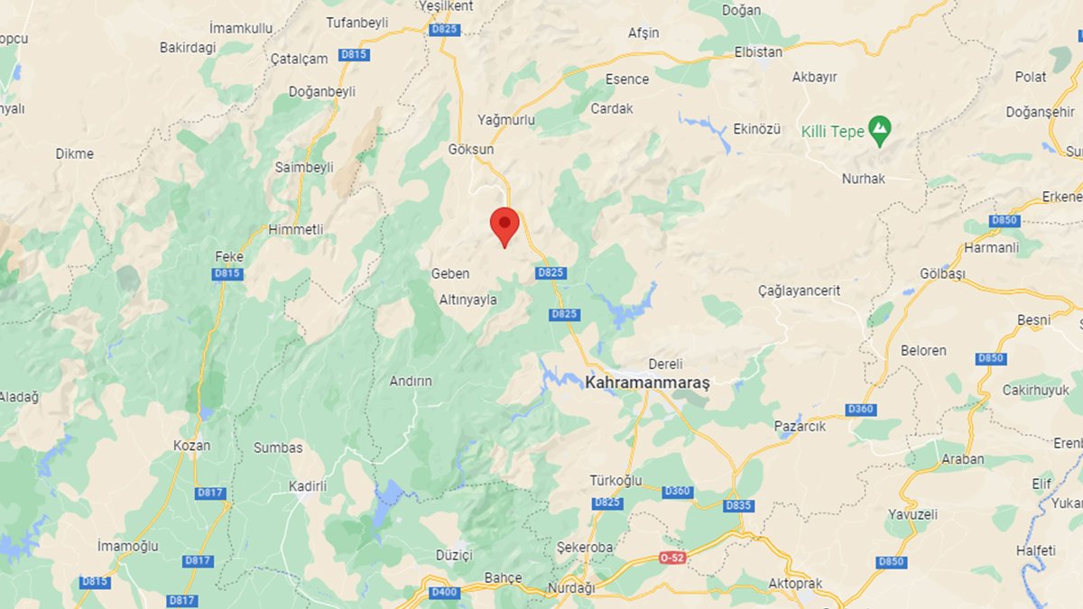 Kahramanmaraş'ta 3.2 büyüklüğünde deprem | Son depremler