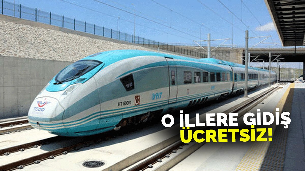 Ankara'dan o illere gitmek ücretsiz! Cumhurbaşkanı duyurdu: Mayıs sonuna kadar YHT bedava!