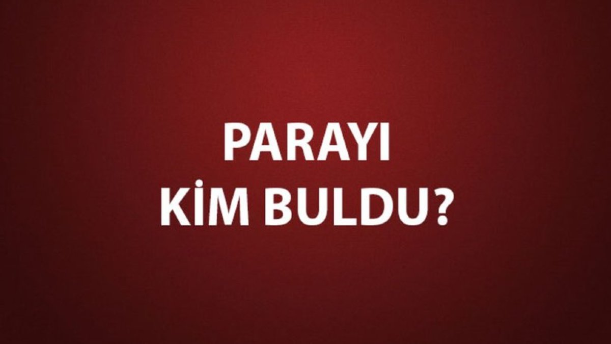 Parayı Kim Buldu?