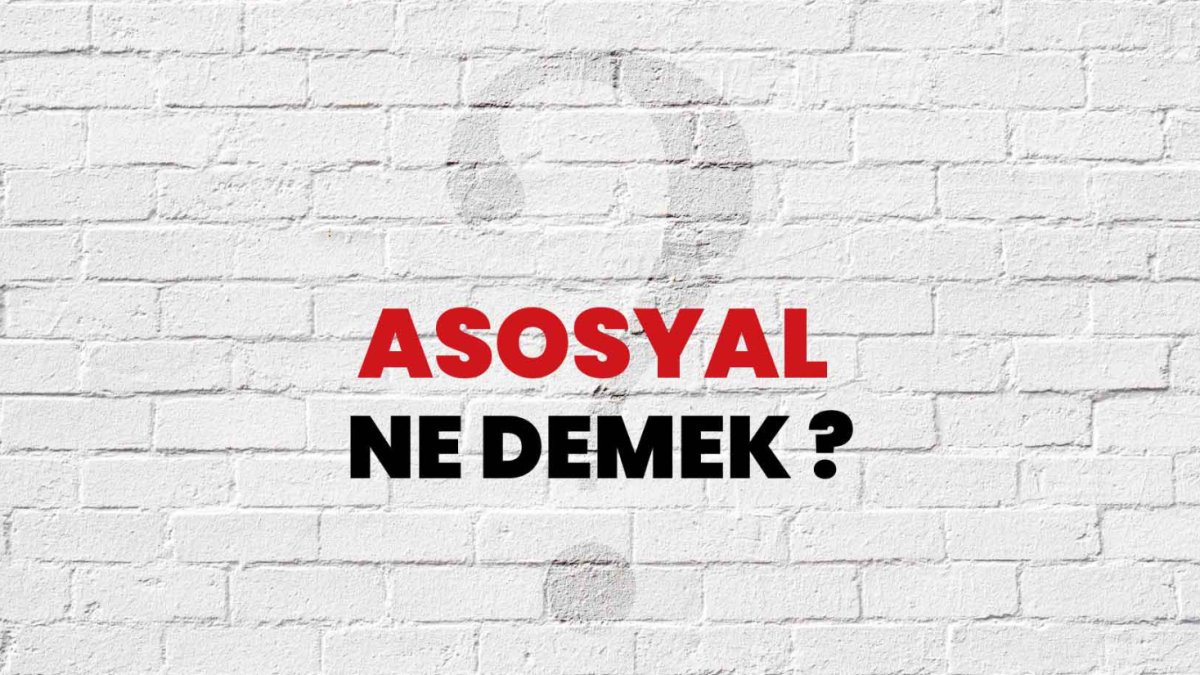 Asosyal Nedir ve Asosyal Olmanın Nedenleri