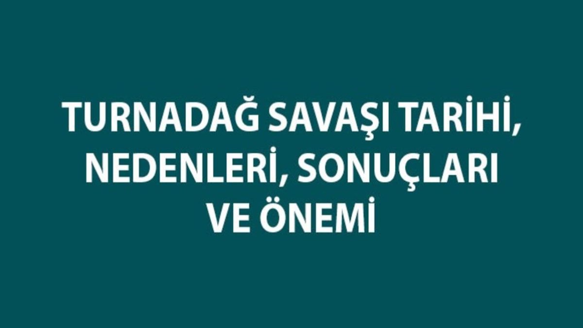 Turnadağ Savaşı: Osmanlı İmparatorluğu'nun Batı Anadolu'da Büyük Zaferi