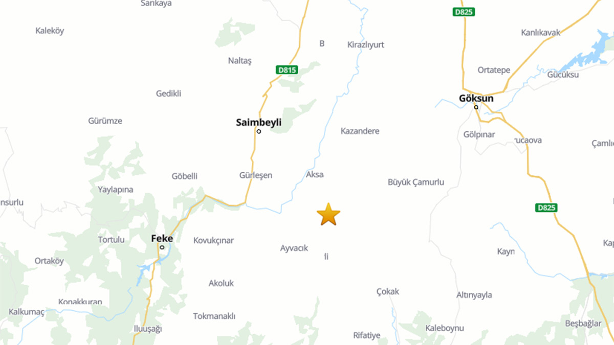 Adana'da deprem | Son depremler
