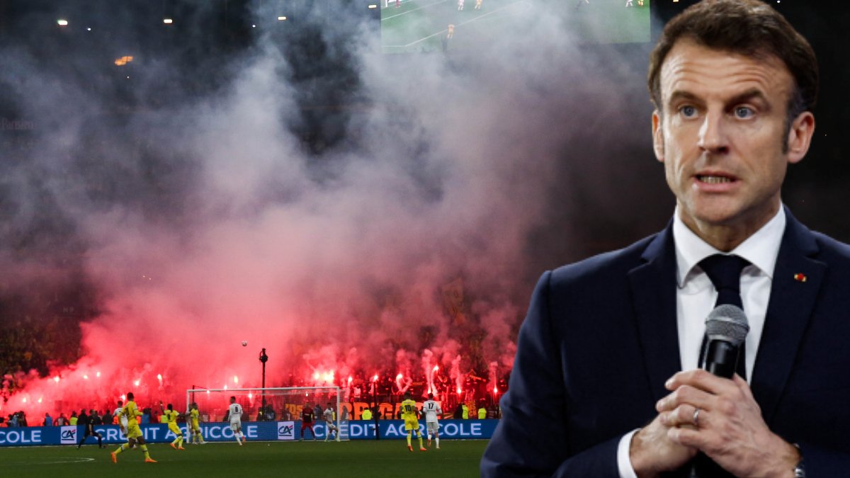 Fransa’da 'emeklilik protestoları' futbola sıçradı! Kupa finalinde Macron’a tepki