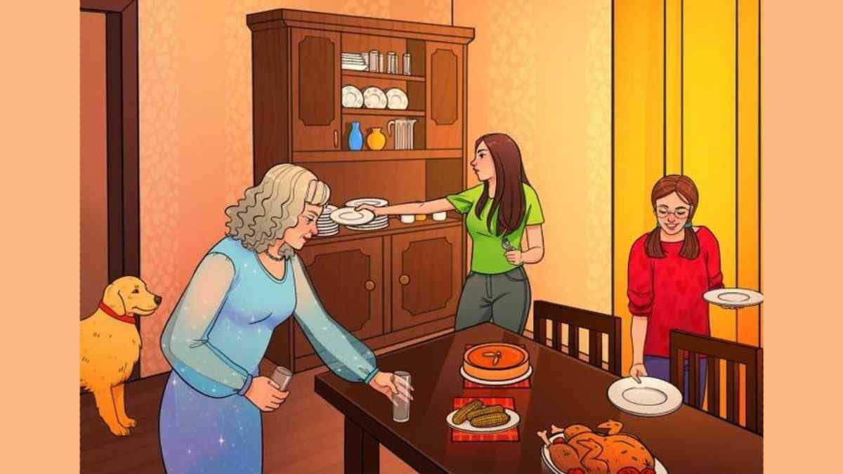 Bu yemek odası resmindeki mantık hatasını 16 saniyede bulanların IQ seviyesi en az 160 çıkıyor! Zekanı test et