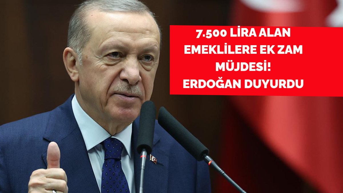 Emekli maaşı 7500 TL üzeri olanlara Cumhurbaşkanı jesti! Tarih verildi: Sizlere de dev zam geliyor!
