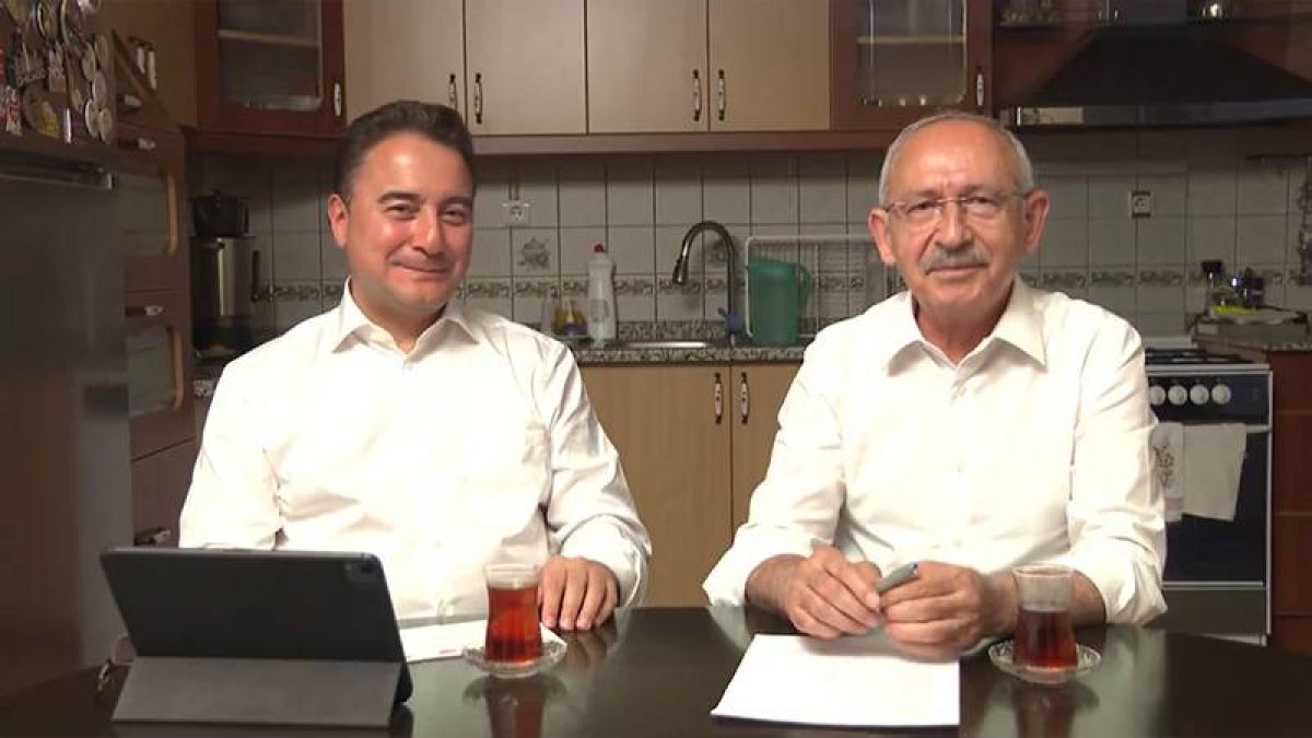 Kılıçdaroğlu mutfağında Babacan'ı ağırladı: Yakında şampiyonlar ligi kadrosunu göreceksiniz