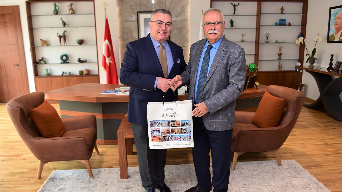 Kesimoğlu'ndan Başkan Gökhan'a nezaket ziyareti