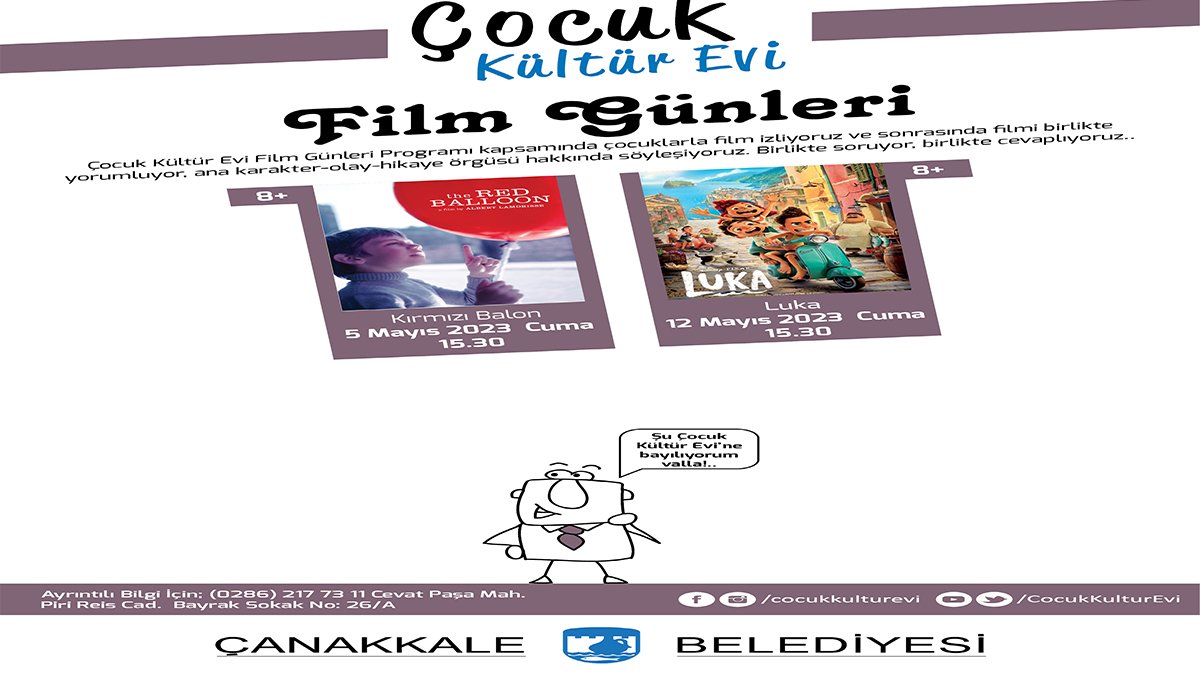 Çocuk Kültür Evi'nde birbirinden Renkli mayıs ayı etkinlikleri