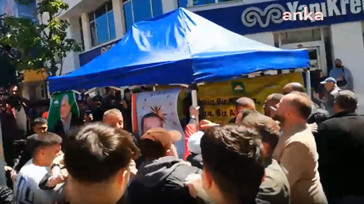 Trabzon'da HÜDA PAR gerginliği: Seçim masasını kaldırmak zorunda kaldılar