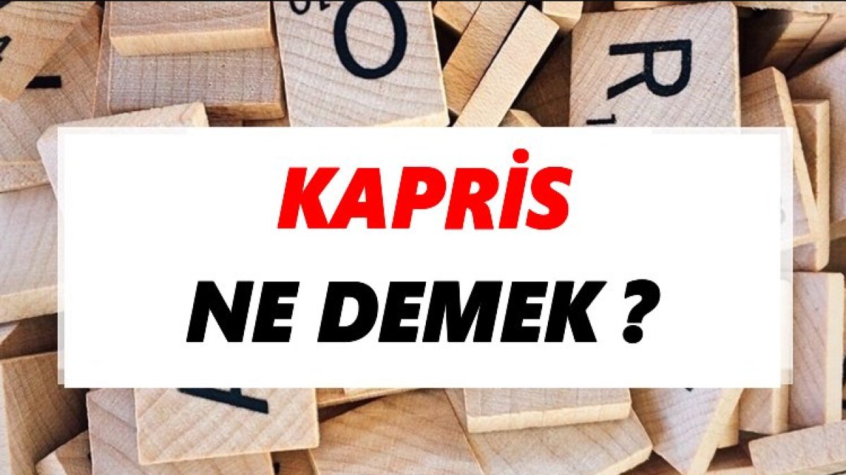 Kapris Ne Demek? - Kapris Nedir?