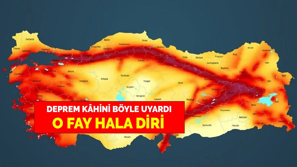Deprem kâhini uyarıyor: O bölgemizde çok şiddetli deprem kapıda