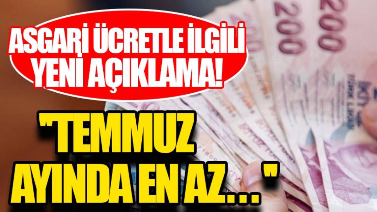 Ünlü ekonomistten flaş asgari ücret açıklaması! 'Senin cebine giren parayla...' deyip duyurdu: İşte Temmuz'da gelecek olan zam!