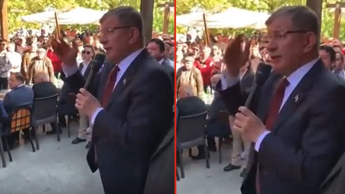 Davutoğlu'ndan HDP provokasyonu yapmak isteyen kişiye yanıt: Sen TRT'ye Osman Öcalan'ı çıkaranlara hesap sor