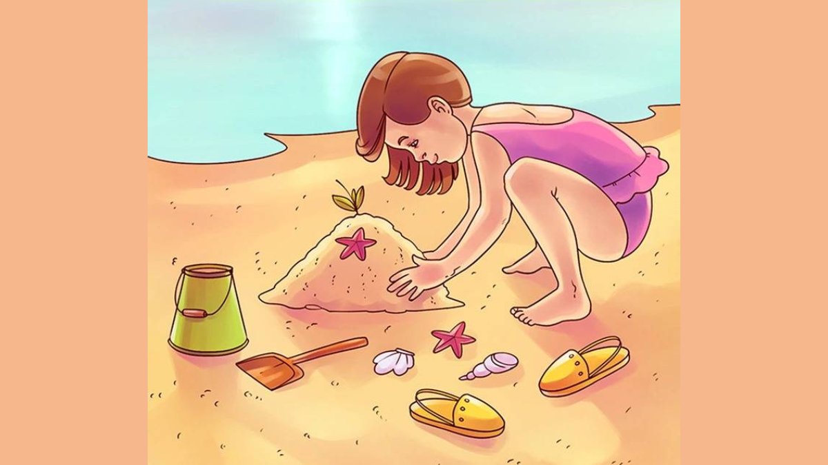 Bu plaj resmindeki mantık hatasını kimse bulamıyor! Sadece IQ seviyesi 140'ın üstünde olanlar bulabiliyor!