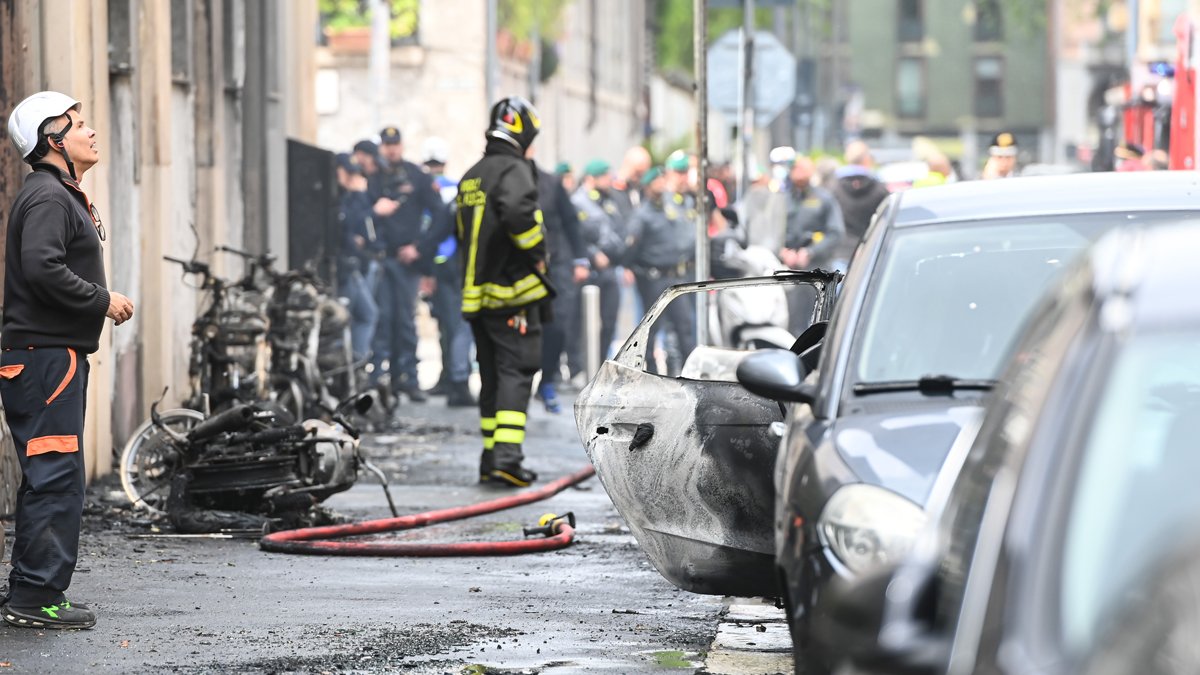 Milano'da korkutan patlama