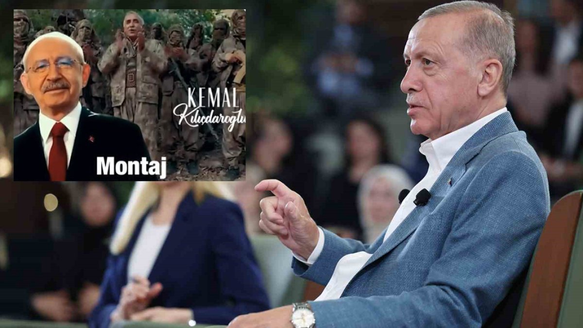 İstanbul mitinginde gösterilmişti: Erdoğan montajı gerçek gibi anlattı
