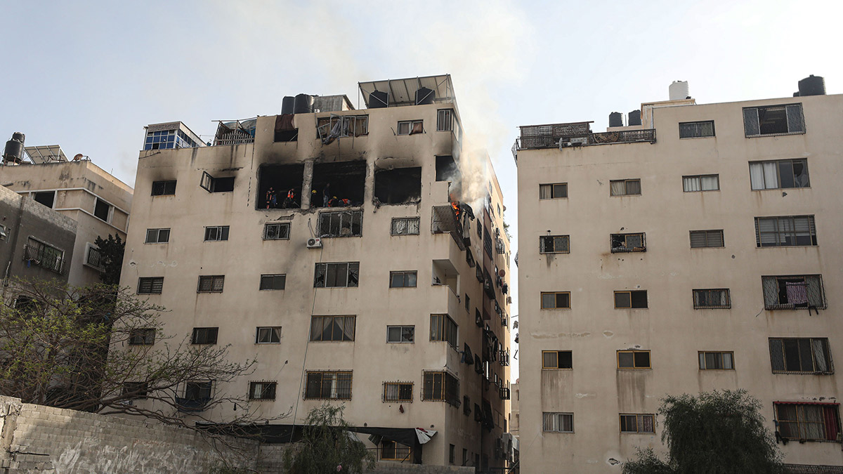 Gazze'de bir apartmana hava saldırısı: 2 ölü, 5 yaralı