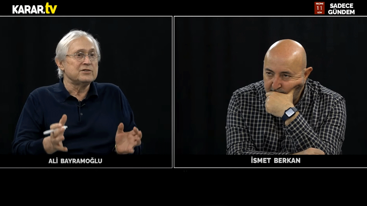 Ali Bayramoğlu: Sinan Oğan tutarlı bir seçmen kitlesine sahip değil