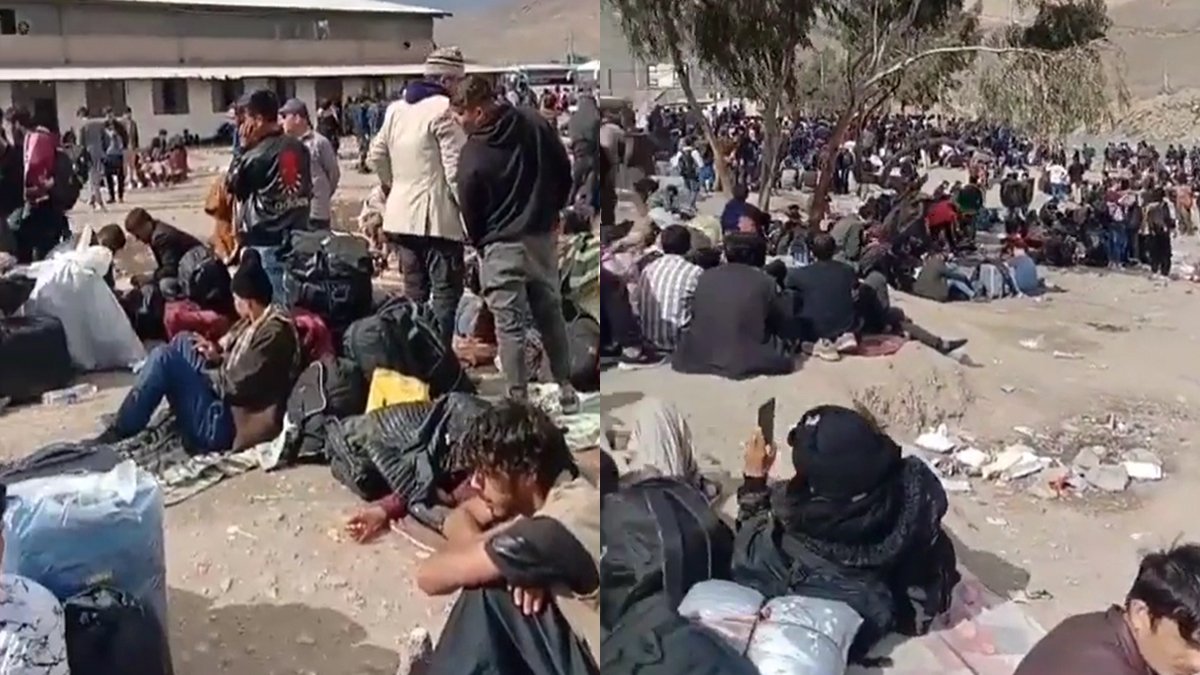 Afgan mülteciler Türkiye sınırında: Yüzlerce erkekten oluşan grup ülkeye giriş yapıyor