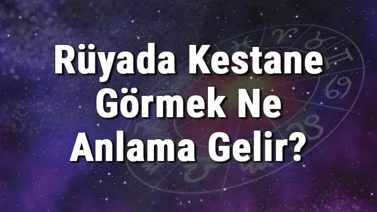 Rüyada Kestane Görmek: Anlamı ve Psikolojik Yorumları