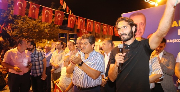 Hamit Altıntop Demokrasi Nöbeti'nde