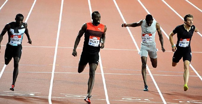 Usain Bolt birincilikle geri döndü